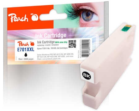 Peach XL-Tintenpatrone schwarz kompatibel zu Epson T7011