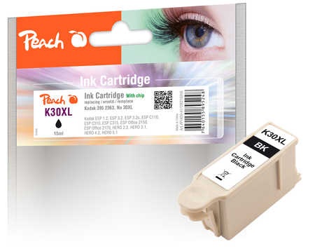 Peach Tintenpatrone schwarz kompatibel zu Kodak 3952363 No. 30XL