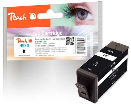 Peach Tintenpatrone schwarz kompatibel zu HP No. 920