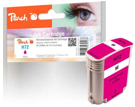 Peach Tintenpatrone magenta kompatibel zu HP No. 72, C9399A