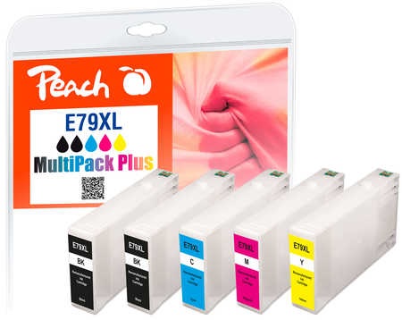 Peach 319899 5 Stück(e) Kompatibel Hohe (XL-) Ausbeute Schwarz, Cyan, Magenta, Gelb