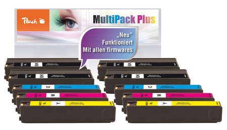 Peach 10er-Pack Tintenpatronen kompatibel zu HP No. 970XL, No. 971XL