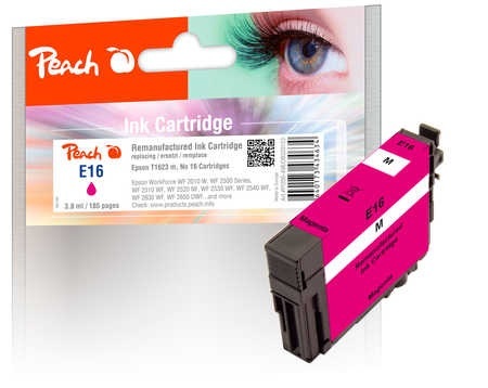 Peach Tintenpatrone magenta kompatibel zu Epson No. 16 m, T1623