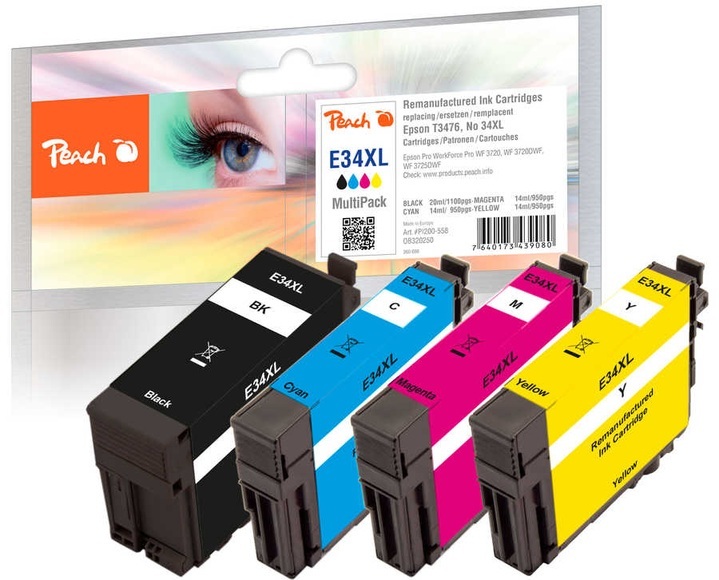 Peach Patrone Epson NO.34XL T3476 MultiPack Retail Co