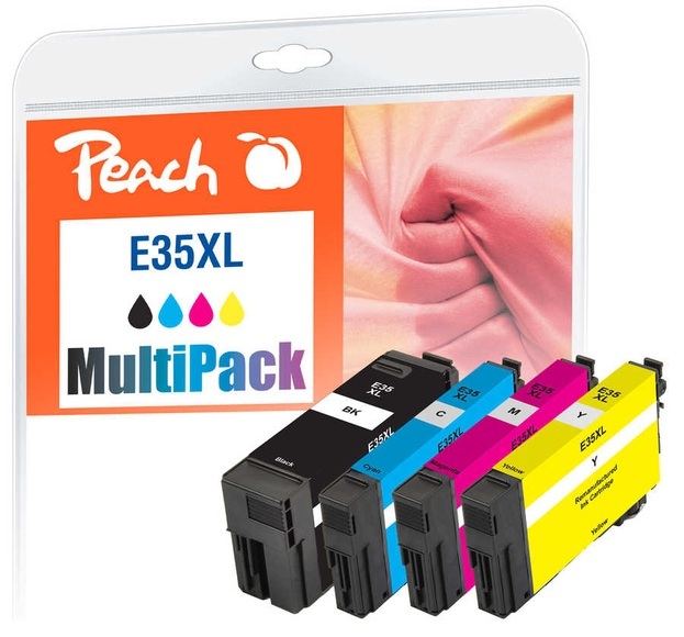 Peach Tinte Epson T3596, No 35XL Multi - 1x43, 3x24 ml, bk, c, m, y