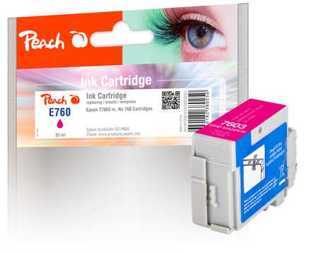 Peach Tintenpatrone magenta kompatibel zu Epson No. 760, T7603