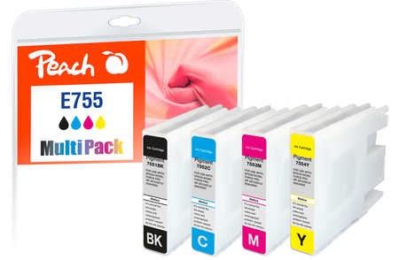 Peach Spar Pack XL Tintenpatronen kompatibel zu Epson No. 755XL