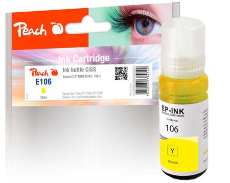 Peach Tintenbehälter magenta kompatibel zu Epson C13T00R440, 106 y