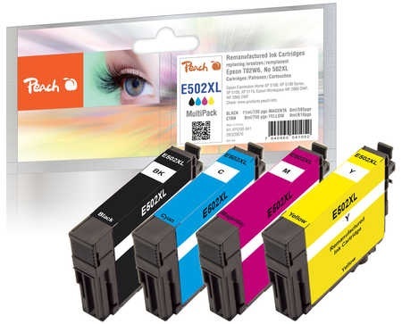 Peach Spar Pack Tintenpatronen kompatibel zu Epson T02W6