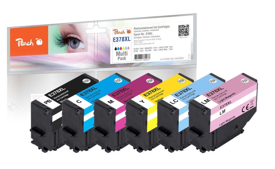 Peach Epson No. 378XL Multi-Pack, T3798, REM, FW