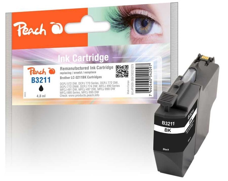 Peach Brother LC-3211, bk, PEA, REM, FW