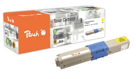 Peach Tonermodul gelb kompatibel zu OKI 44469704