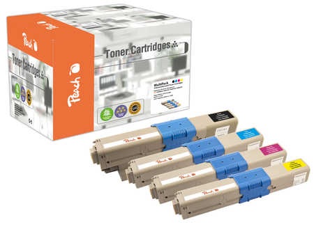 Peach 110879 44469803/44469704/44469705/44469706 Combi Pack Toner