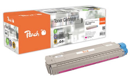 Peach Tonermodul magenta kompatibel zu OKI 43487710