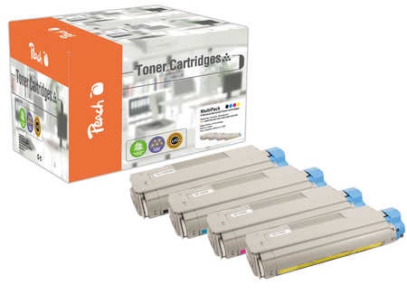 Peach Spar Pack Tonermodule kompatibel zu OKI C5650-series