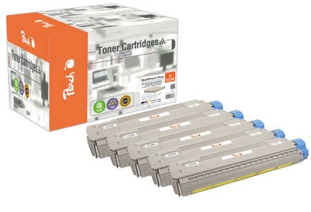 Peach Spar Pack Plus Tonermodule kompatibel zu OKI 4332xxxx