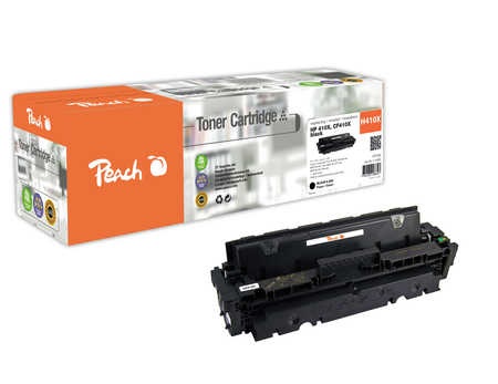 Peach Tonermodul schwarz kompatibel zu HP 410X, CF410X