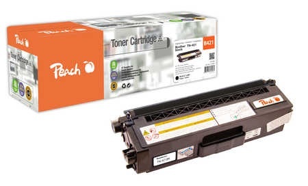 Peach Tonermodul schwarz kompatibel zu Brother TN-421BK