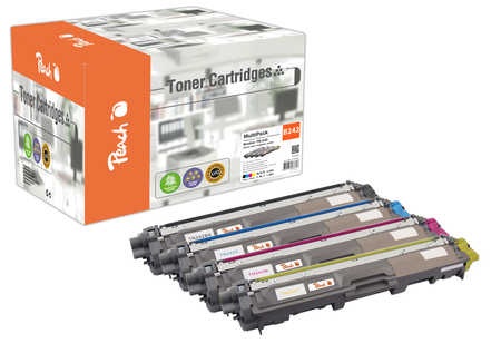 Peach Spar Pack Tonermodule kompatibel zu Brother TN-242