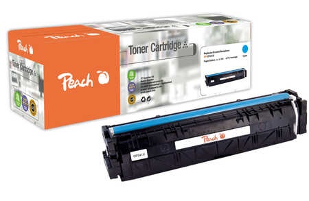 Peach Tonermodul cyan kompatibel zu HP No. 203X, CF541X
