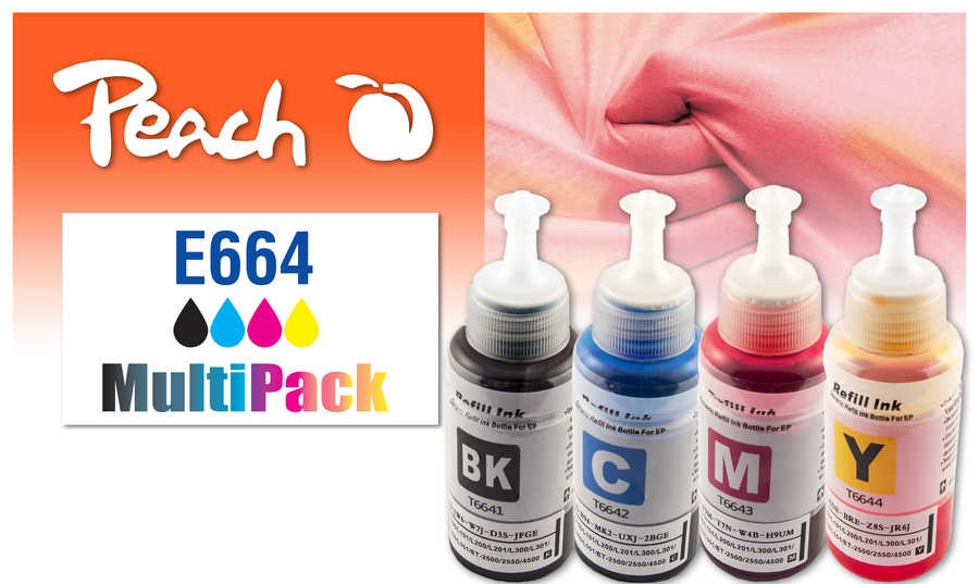 Peach Spar Pack Tintenpatronen kompatibel zu Epson No. 664, T664640