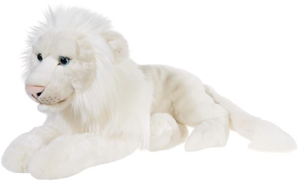 heunec Kuscheltier »MISANIMO Weißer Löwe, liegend«, 50 cm - weiß