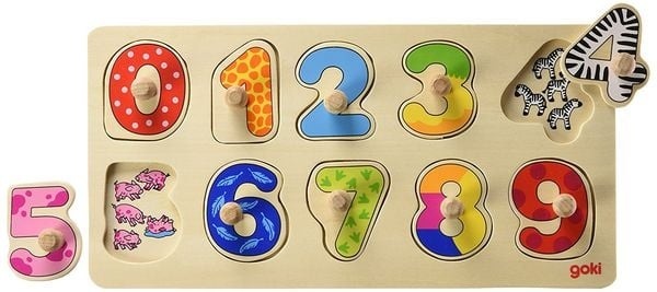 goki Hintergrundbildpuzzle Lerne zählen