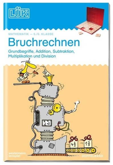 LÜK-Heft: Bruchrechnen 5./6. Klasse Doppelband, Lernbuch