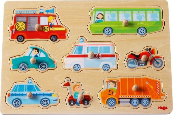 HABA Greifpuzzle Fahrzeug-Welt