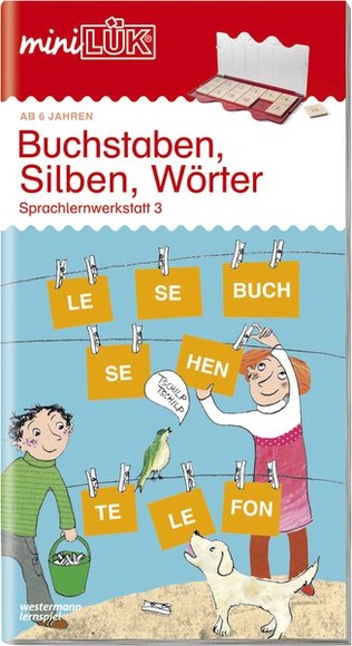 miniLÜK-Heft: Buchstaben, Silben, Wörter, Lernbuch