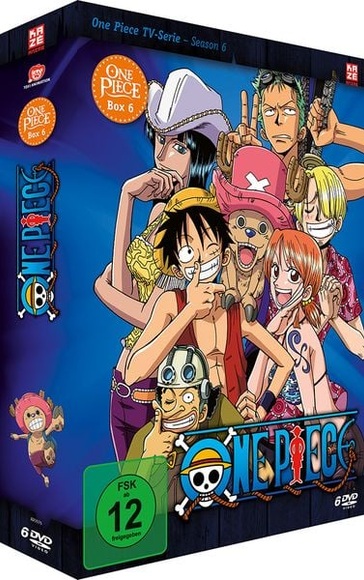 One Piece - TV-Serie. Box.6, 6 DVDs
