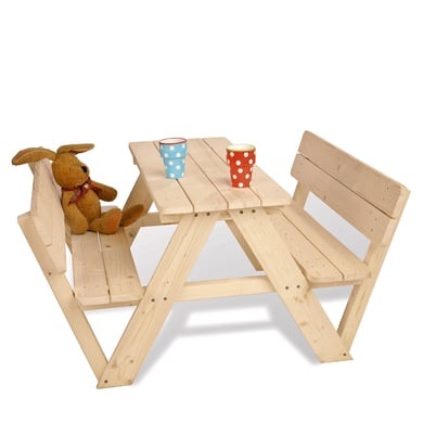 PINOLINO Kindersitzgruppe Nicki (4 Kinder) mit Lehne