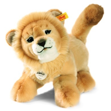 STEIFF Kuscheltier Leo Baby Löwe 28 cm blond liegend