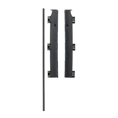 Baby Dan Wandbeschläge für Flex Gitter (Laufgitter, M, L, XL, XXL) schwarz