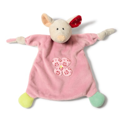 Nici My First Schmusetuch Maus 39248 - rosa/pink