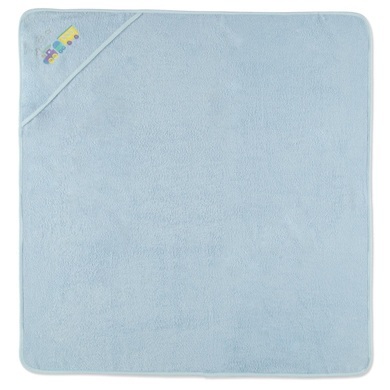 Hütte & Co Kapuzenbadetuch bleu 100 x 100 cm - blau
