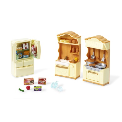 Sylvanian Families Landhaus Küche mit Kühlschrank