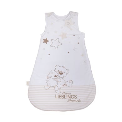 Herding Premium-Schlafsack Kleiner Lieblingsmensch - beige - Gr.90 cm