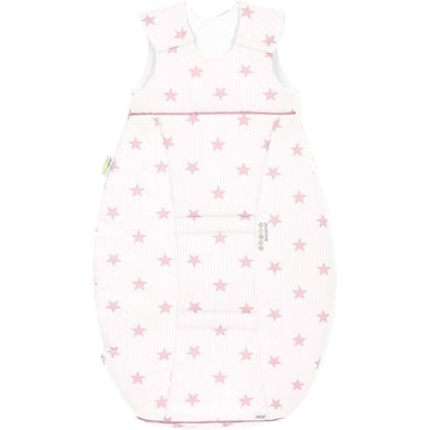 Odenwälder Jersey-Schlafsack AIRPOINTS® STARS in rosa in Gr. 60