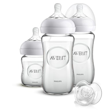 PHILIPS AVENT Neugeborenen-Set Naturnah Glas