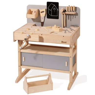 howa ® Werkbank mit 32 Werkzeugen - bunt