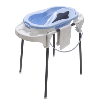 Rotho Babydesign Badestation TOP sky blue 4-teilig - blau
