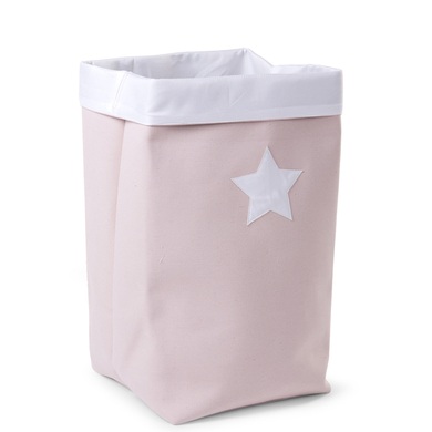 Childhome Aufbewahrungsbox CANVAS STAR (60x32x32) in rosa