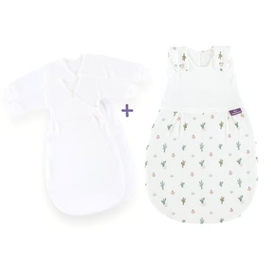 Träumeland Schlafsack-Set LIEBMICH 3-teilig Kaktusliebe, Größe 50/56