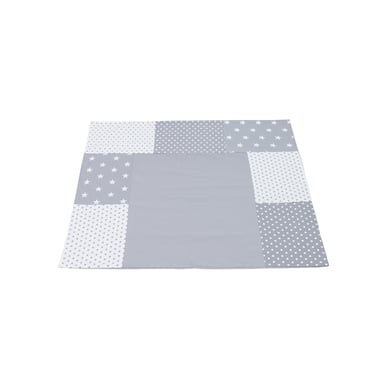 Ullenboom Patchwork Wickelauflagen-Bezug Graue Sterne 75x85 cm - bunt