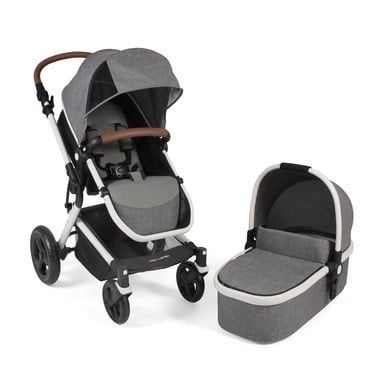 CHIC 4 BABY Kombi-Kinderwagen PASSO Melange Grau