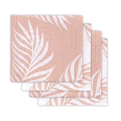 jollein Mullwindeln 4er-Pack Nature pale pink 70x70cm
