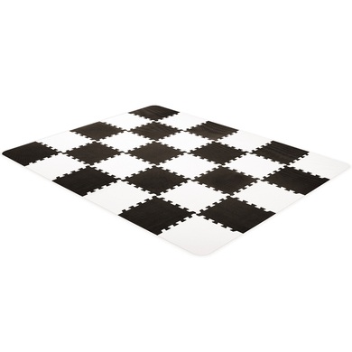 Kinderkraft Luno Schaumstoff Puzzlematte, schwarz