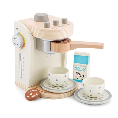 New Classic Toys Spiel-Kaffeemaschine COFFEE 8-teilig in creme