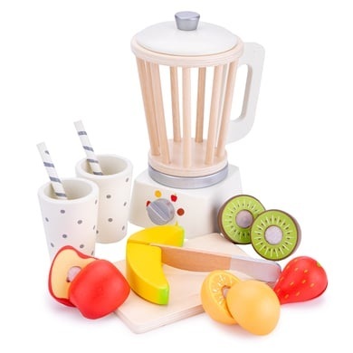 New Classic Toys Holz-Spielzeug SMOOTHIE MAKER 12-teilig in bunt